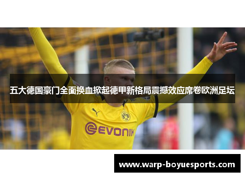 五大德国豪门全面换血掀起德甲新格局震撼效应席卷欧洲足坛 五大德国豪门全面换血掀起德甲新格局震撼效应席卷欧洲足坛