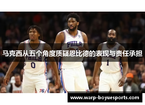 马克西从五个角度质疑恩比德的表现与责任承担